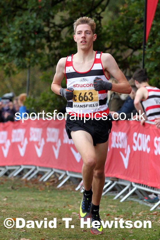 Mens under-17s 2021 National Cross Country Relays, Berry Hill Park, Mansfield. Photo: David T. Hewitson/Sports for All Pics